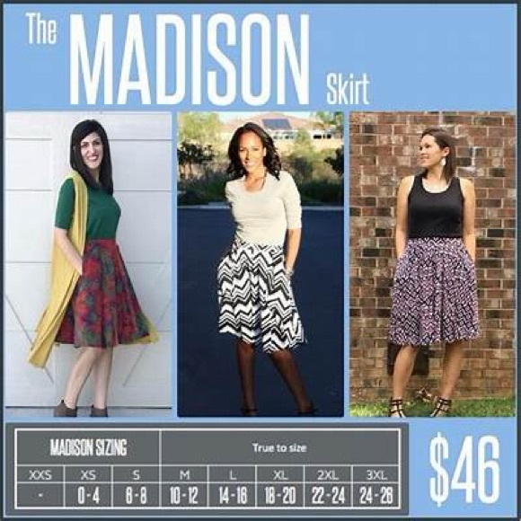 LulaRoe Madison Skirt - Picture 8 of 8